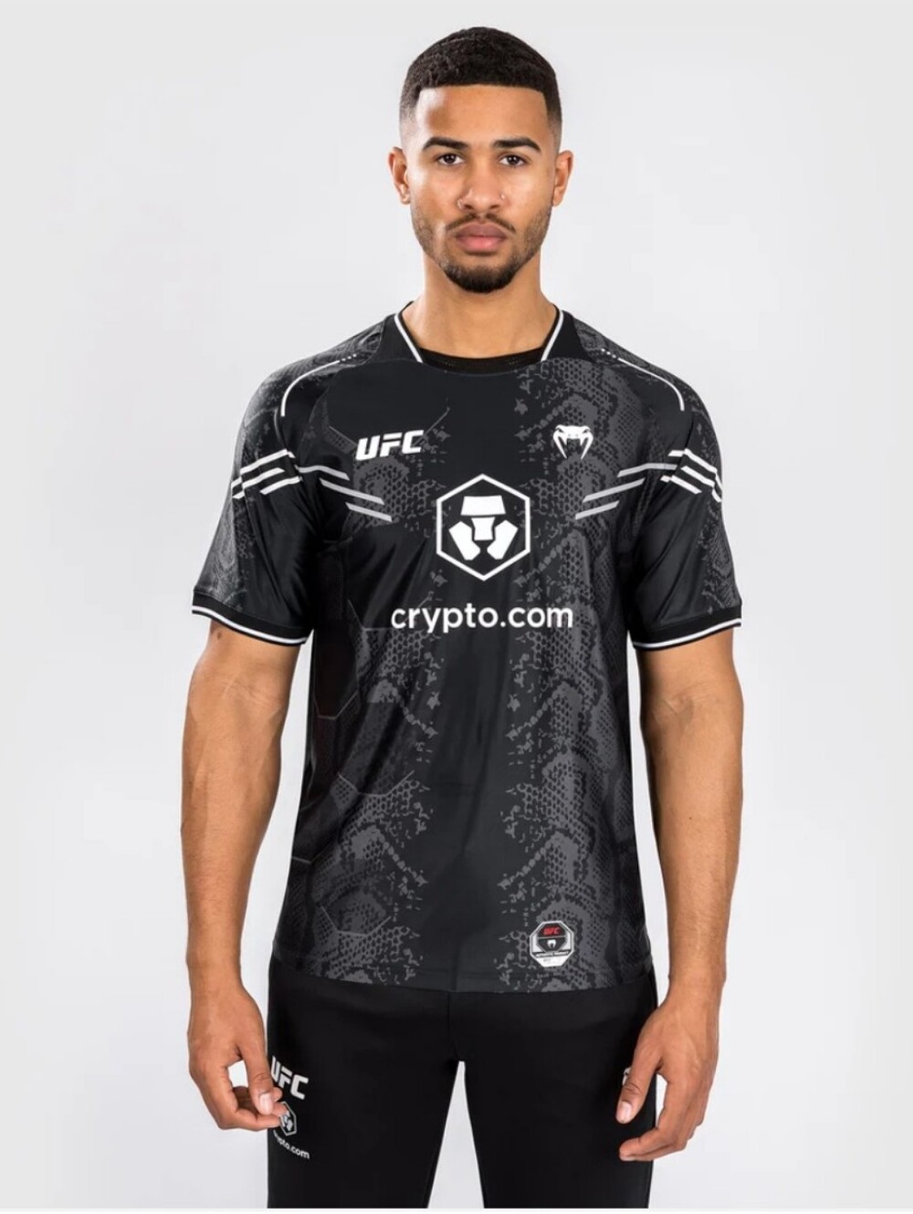 UFC Adrenaline by Venum Authentic Fight NightMenâ€™s Walkout Jersey - Black